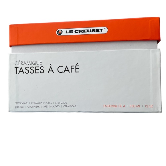 Le Creuset 12 oz stoneware multi-color mugs NEW - Picture 11 of 13